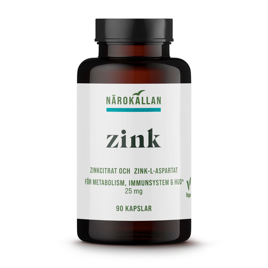 Närokällan Zink 250 mg 90 kapslar