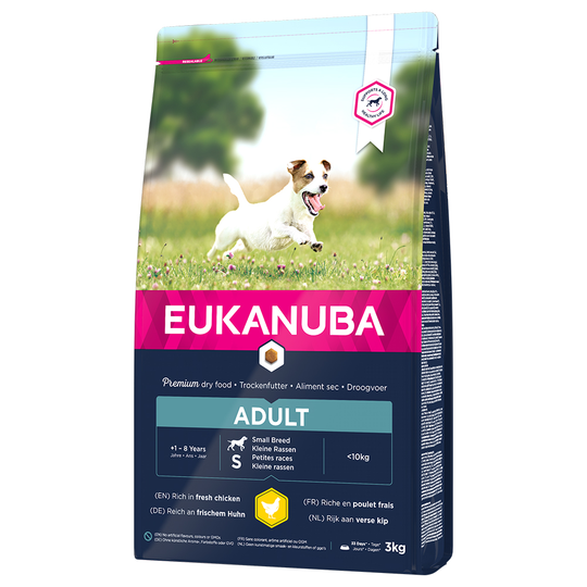 Eukanuba Adult Small Breed Chicken - Ekonomipack: 2 x 3 kg