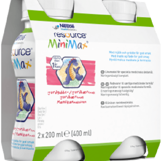 Resource MiniMax Jordgubb 2 x 200 ml