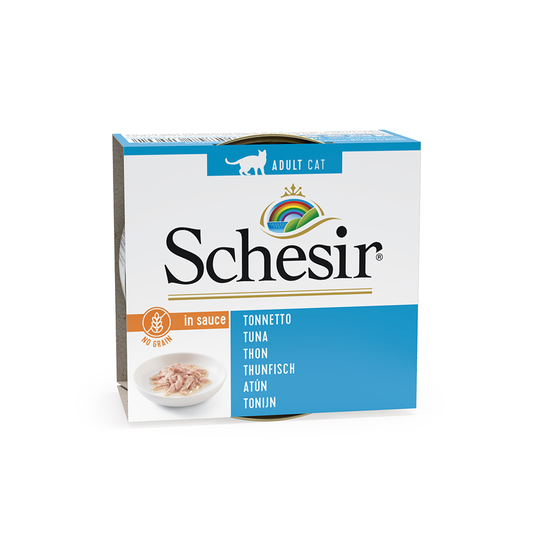 Ekonomipack: Schesir Natural i sås 24 x 70 g - Tonfisk