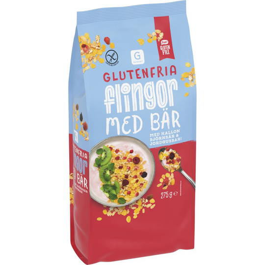 Garant Glutenfria Flingor Med Bär 275 g