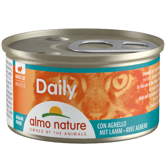 Ekonomipack: Almo Nature Daily Menu 24 x 85 g - Mousse med lamm