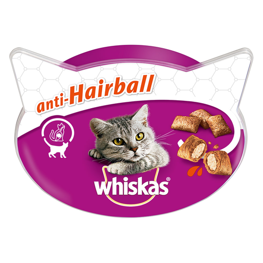 6 + 2 på köpet! 8 x Whiskas kattgodis - Anti-Hairball (8 x 60 g)