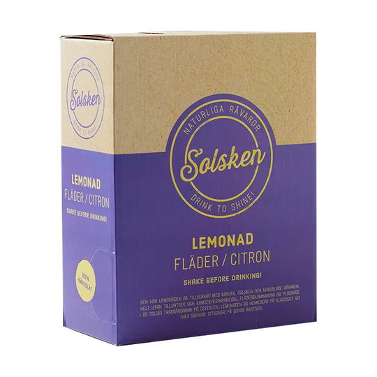 Solsken Citron & Fläder Lemonad 3l bag-in-box
