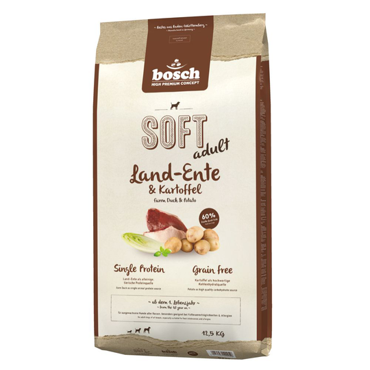 bosch Soft Anka & potatis - 12,5 kg