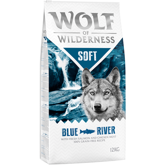 Wolf of Wilderness Soft - Blue River - Salmon - 12 kg