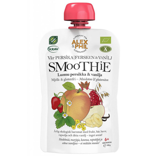 Alex & Phil Vår Persika- & Vaniljsmoothie 100 g