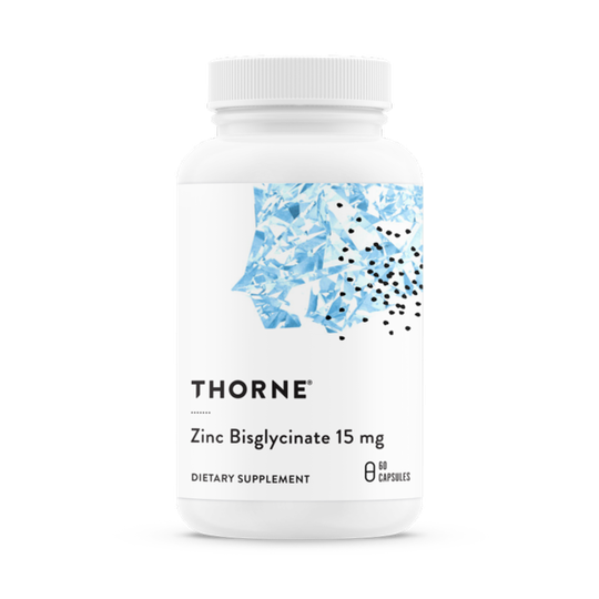Thorne Zinc Bisglycinate 15 mg 60 kapslar