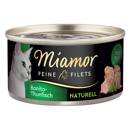 Miamor Fine Filets Naturelle 6 x 80 g - Bonito tonfisk