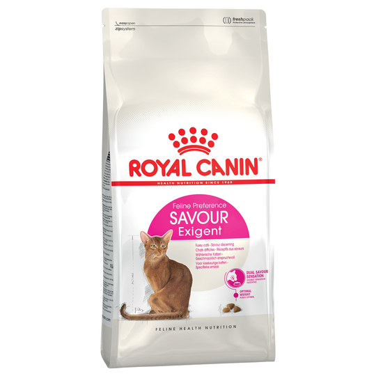 Ekonomipack: 2 x Royal Canin kattfoder till lågpris - Exigent 35/30 - Savour Sensation (2 x 10 kg)