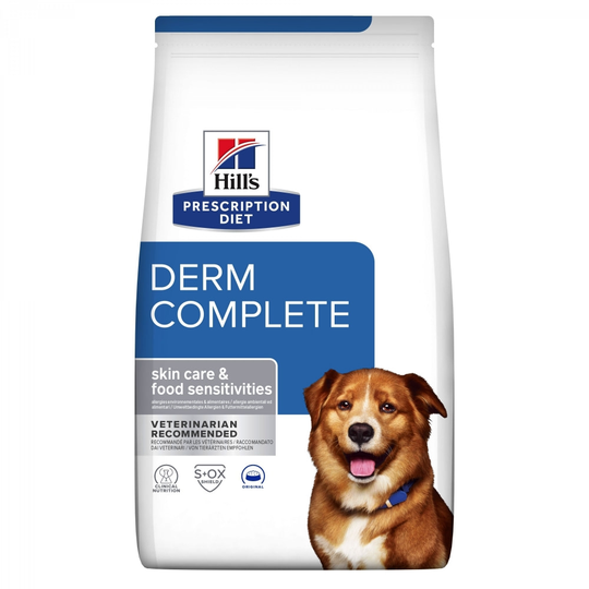 Hill's Prescription Diet Canine Derm Complete Skin Care & Food Sensitivities (10 kg)