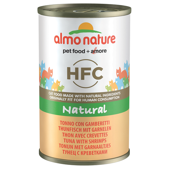 Almo Nature HFC 6 x 140 g - Tonfisk & räkor