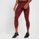 MP Men's Essentials Training 3/4 Base Layer Leggings - Vinröd - XS
