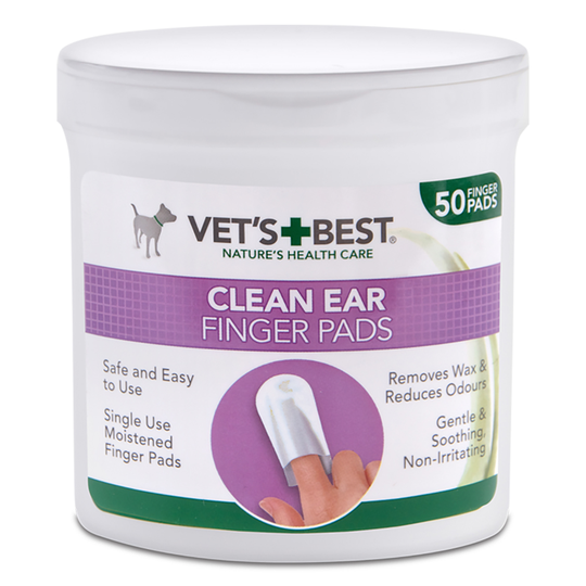Vet's Best® Clean öronpads - 50 pads