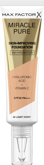 Max Factor Miracle Pure Foundation 40 Light Ivory