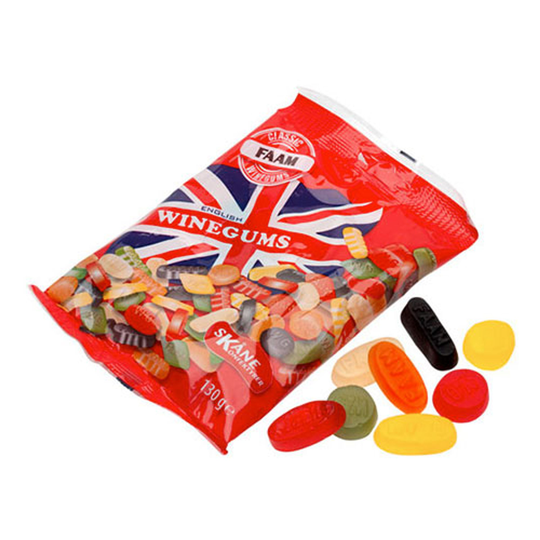 Engelska Winegums Godispåse - 130 gram