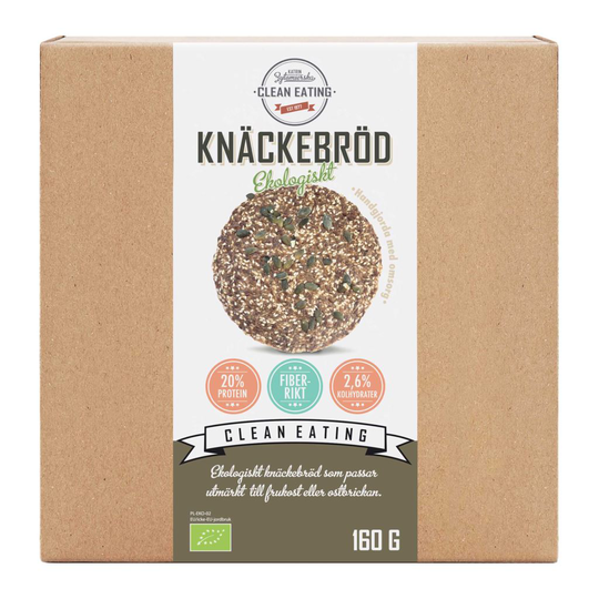 Clean Eating Ekologiskt Knäckebröd 160 g