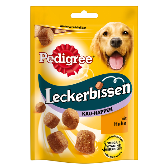 2 + 1 på köpet! 3 x Pedigree hundgodis - Tasty Bites - Tuggbitar Kyckling (3 x 130 g)