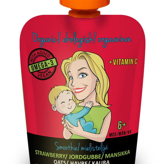 Vivalicious Baby Smoothie Jordgubb 90 g