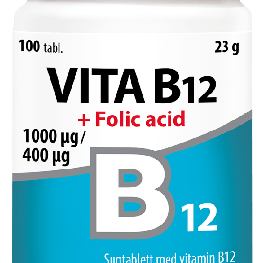 Vita B12 1MG + Folic Acid 100 tab