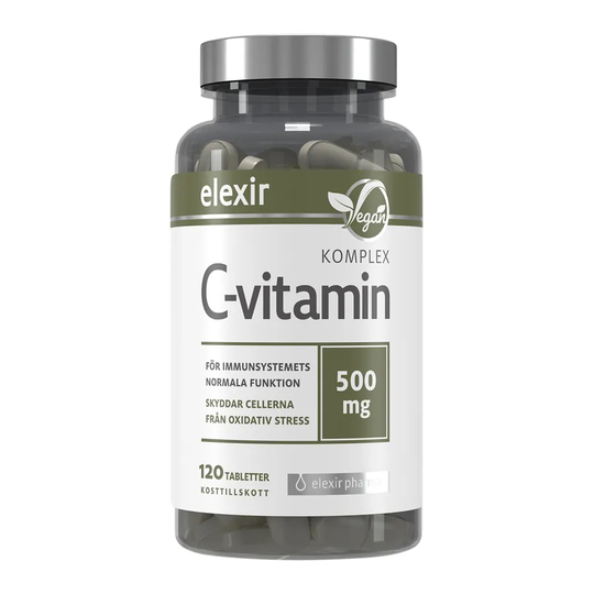 Elexir Pharma C-Vitamin Komplex, 120 tabletter