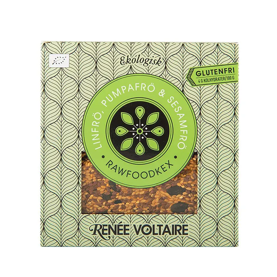 Renée Voltaire Rawfood Kex, 170g ekologisk