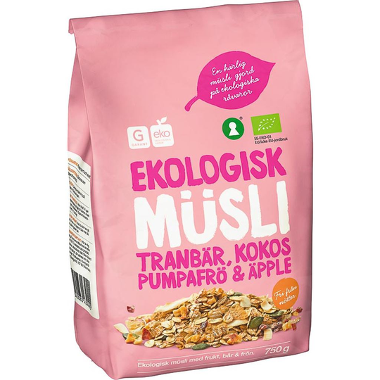 Garant Eko Müsli frukt & bär 750 g