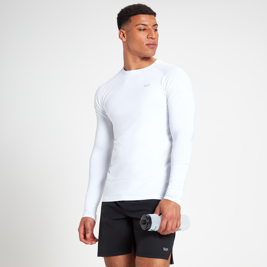 MP Men's Velocity Long Sleeve Top - Vit - XXL