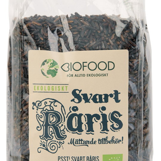 Biofood Råris Svart 500 g