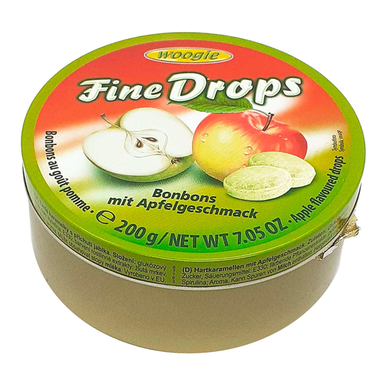 Fine Drops Äpple i Plåtburk - 200 gram