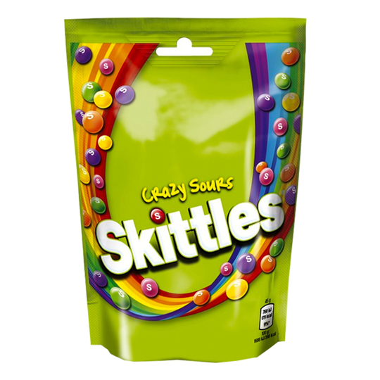 Skittles Crazy Sours i Påse - 174 gram