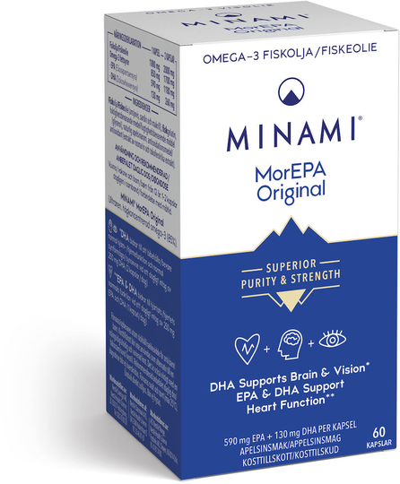 Minami MorEPA Smart Fats Omega-3 60 st