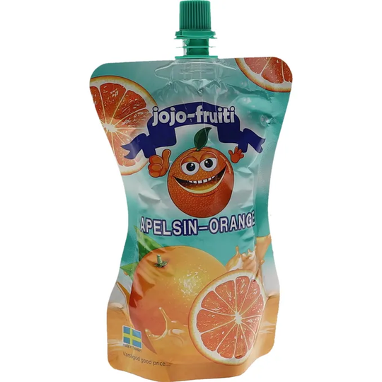 Jojo Fruity 4 x Fruktdryck Apelsin