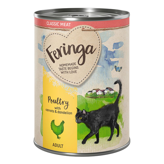 Ekonomipack: Feringa Classic Meat Menu 12 x 400 g - Fjäderfä