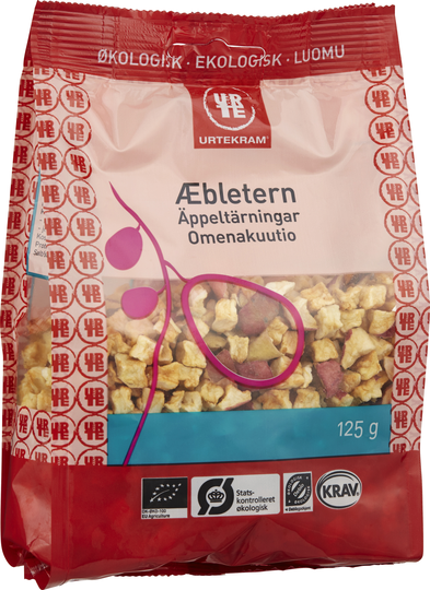 Urtekram Äppeltärningar Eko 125 g