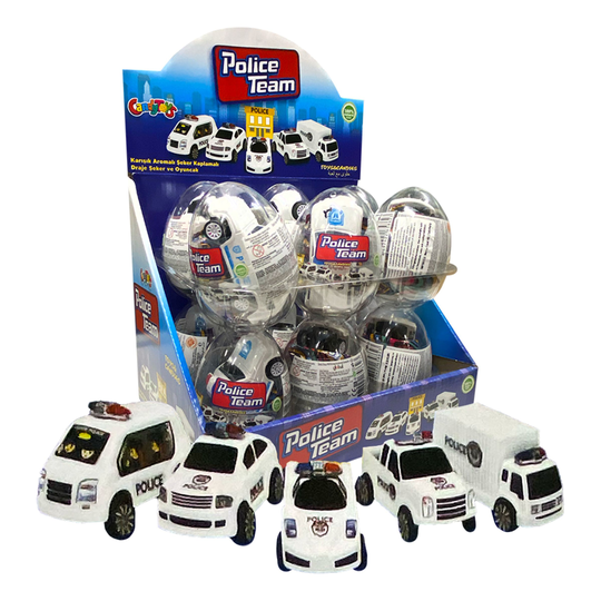 Police Team Leksaksgodis - 1-pack