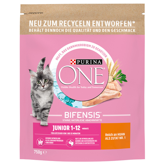 Purina ONE Junior - Ekonomipack: 2 x 750 g