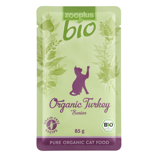 zooplus Bio Senior 6 x 85 g - Eko-kalkon
