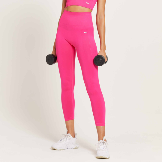 MP Women's Shape Seamless 7/8 Leggings - Magenta - L