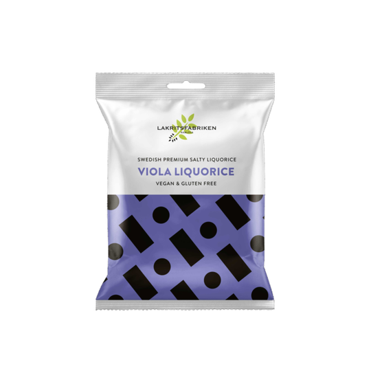 Lakritsfabriken Premium White Salty Viola 100 g