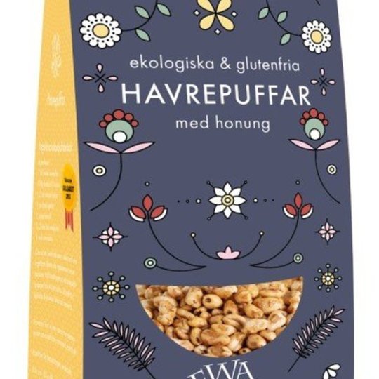 Ewalie Ekologiska och Glutenfria Havrepuffar 150 g