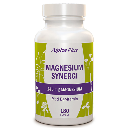 Alpha Plus Magnesium Synergi 180 kapslar