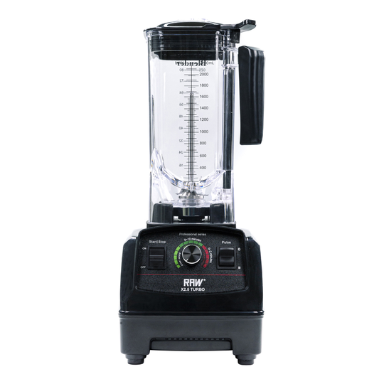 Raw - High Speed Blender X 2,5 Turbo 1800 W Svart