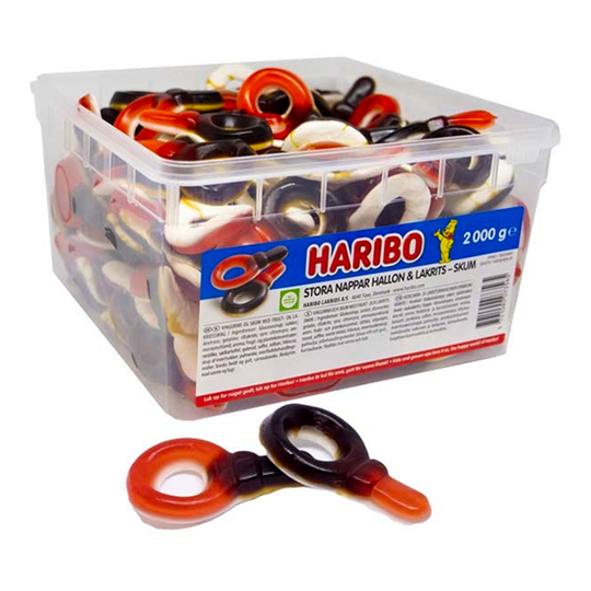 Stora Nappar Hallon/Lakrits Storpack - 2 kg