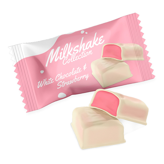 Milkshake White Choco & Strawberry - 2 kg