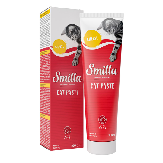 Ekonomipack: 3 tuber Smilla kattpastej till lågt pris! - Ost kattpastej (3 x 100 g)