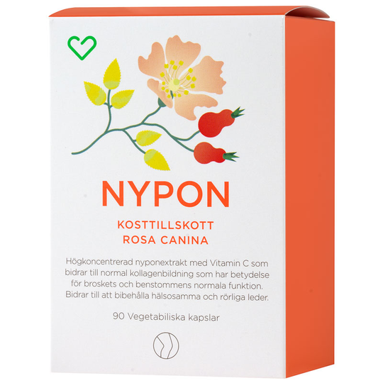 Hjärtats Nypon Kapsel 90st