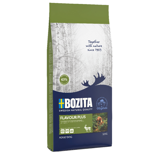 Ekonomipack: 2 stora påsar Bozita torrfoder till lågpris! - Flavour Plus (2 x 12 kg)