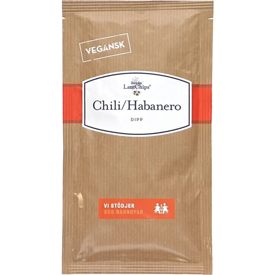 Svenska LantChips 4 x Dippmix Chili Habanero