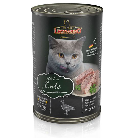 Ekonomipack: Leonardo All Meat 24 x 400 g Rich in Duck